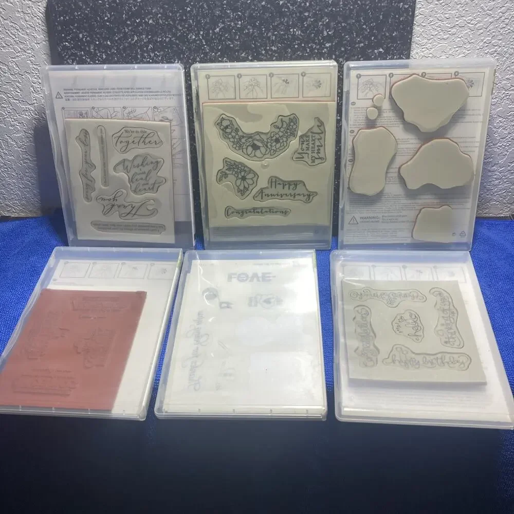 Stampin' Up Lot Of 6 Sale-a-Bration Sets; Whimsical Words And More